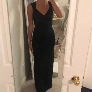 HERVE LEGER black gown - XS